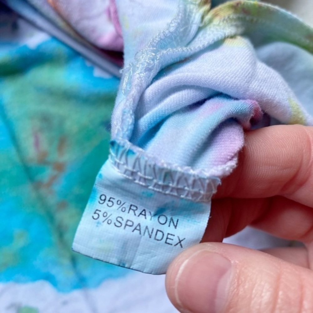 Unbranded Paintball Style Tie Dye V-Neck Short Sleeve Shirt - Picture 7 of 11